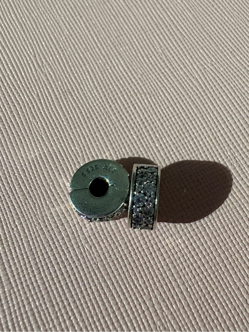 2 Pandora Pave clip charms - Picture 3 of 3